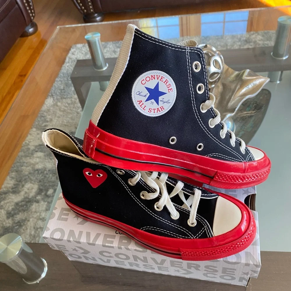 Converse COMME DES GARÇON High Top Sneakers - Picture 3 of 8